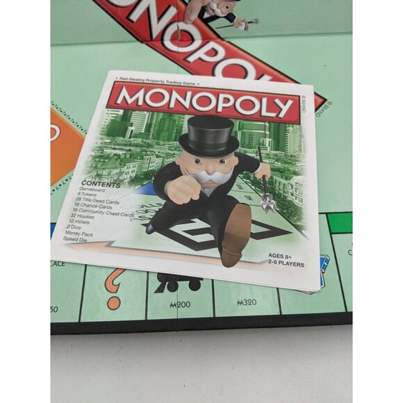 Vintage 2013 Monopoly Edition Game Replacement Board Instructions - Picture 2 of 9